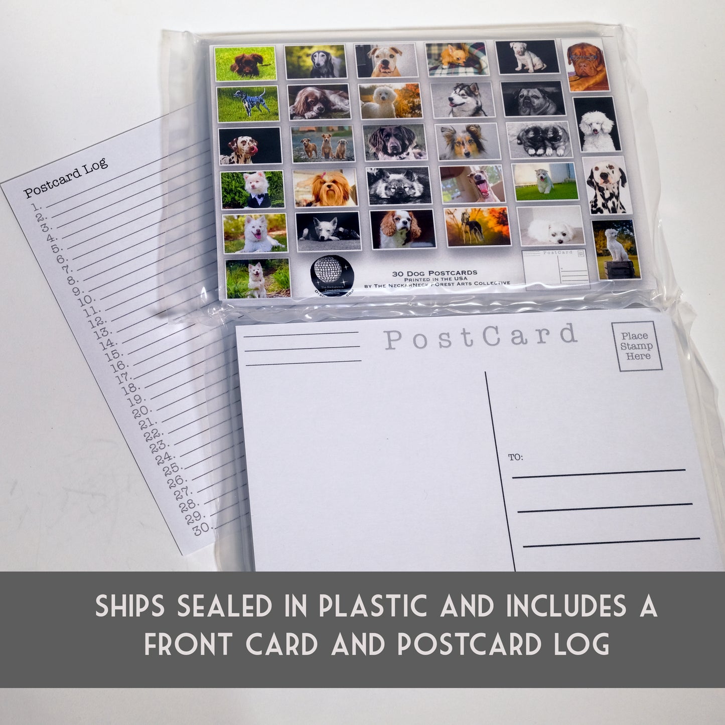 Dogs and Puppies Postcards - Set of 30