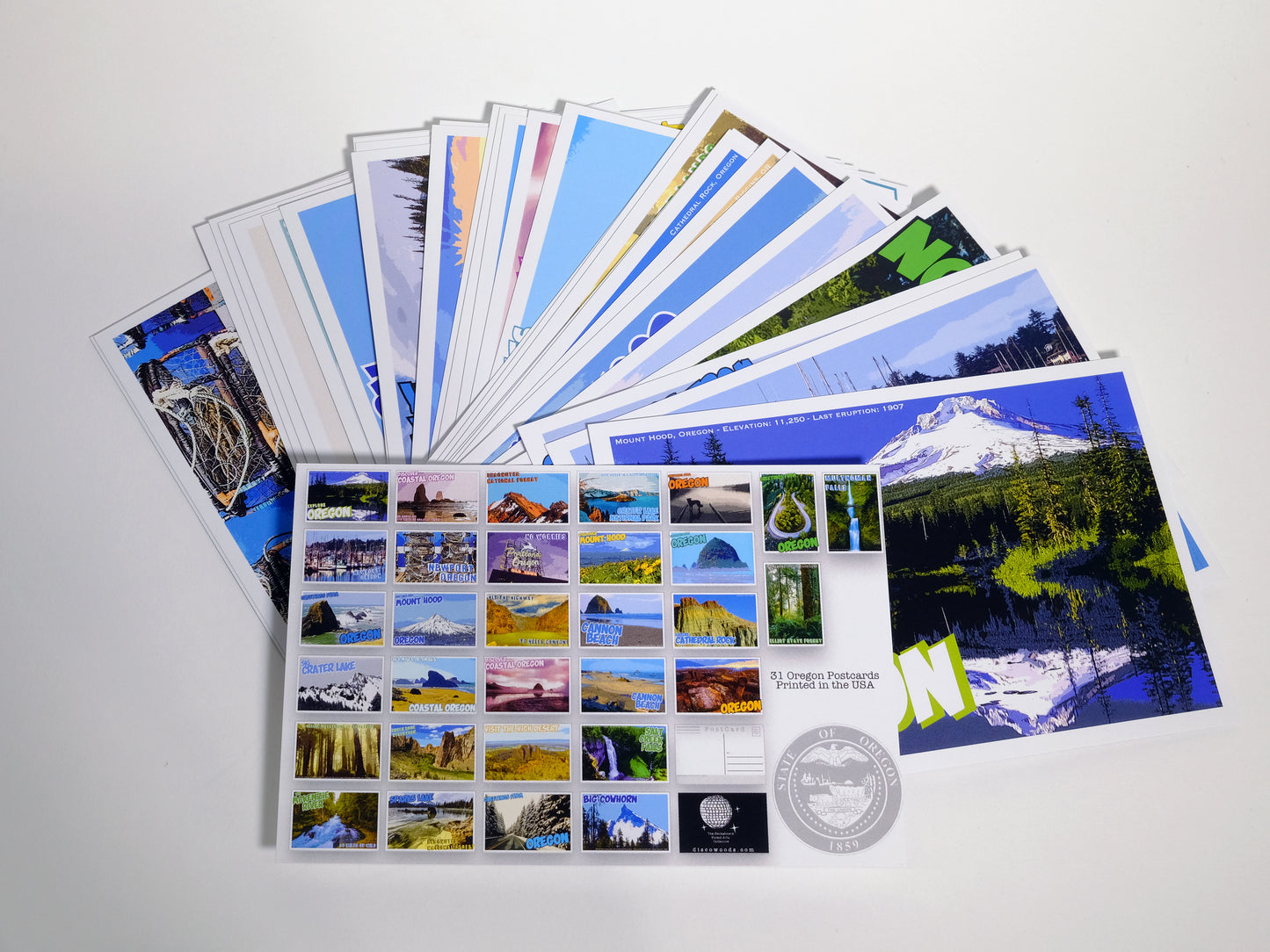 Oregon State Postcards - Set of 31