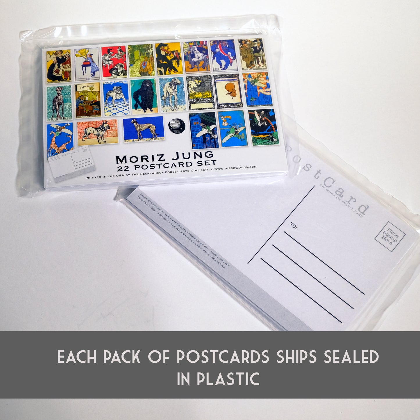 Moriz Jung Artist Postcards- Set of 22