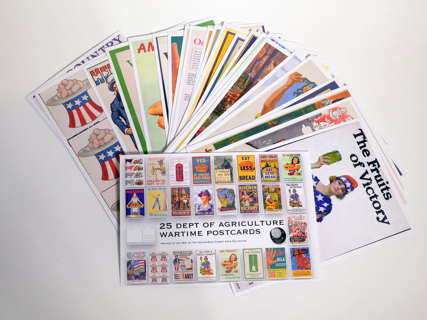 Department of Agriculture Wartime Postcards - Set of 25