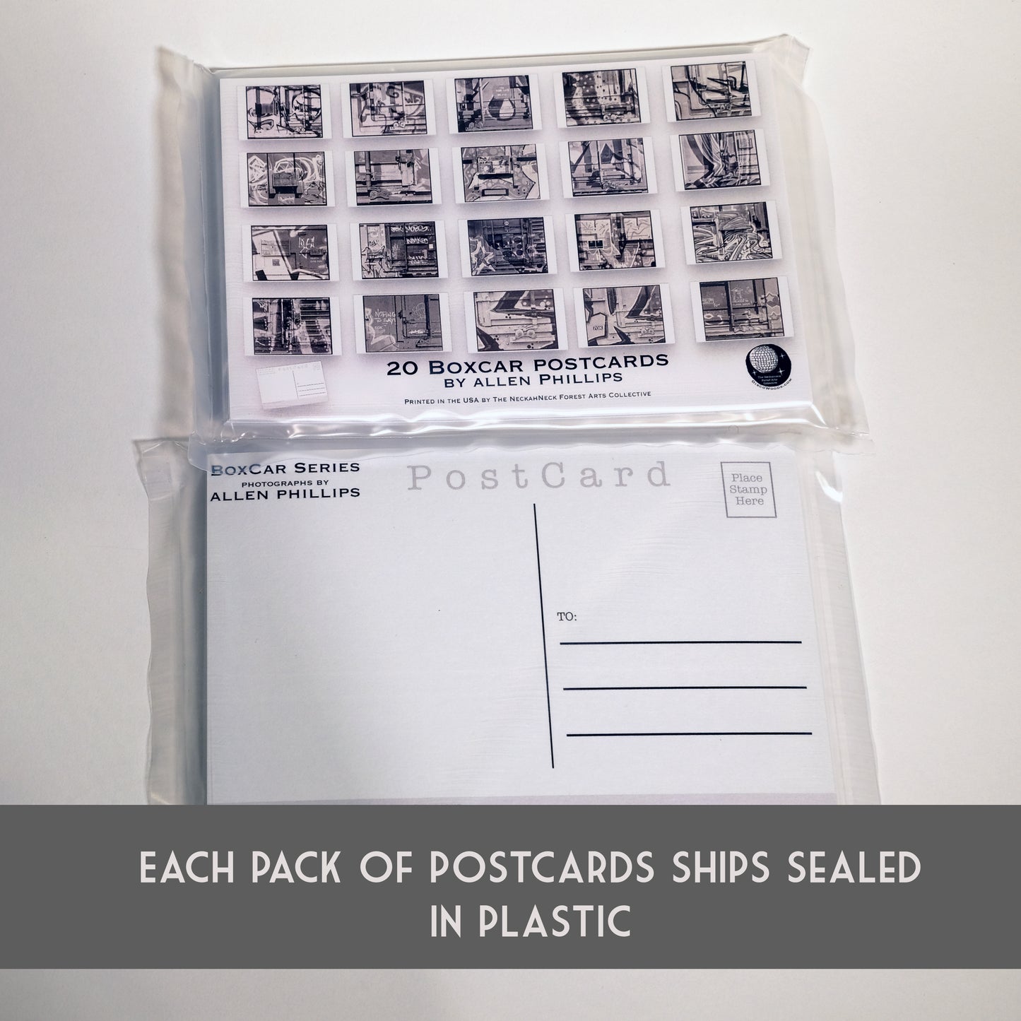 Allen Phillips Boxcar Collection Postcards – Set of 20