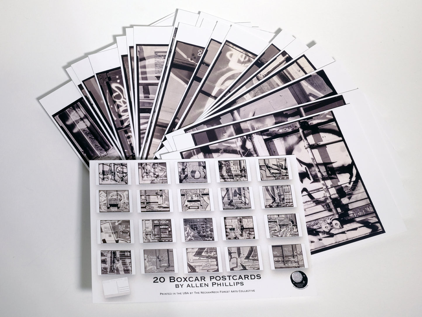 Allen Phillips Boxcar Collection Postcards – Set of 20