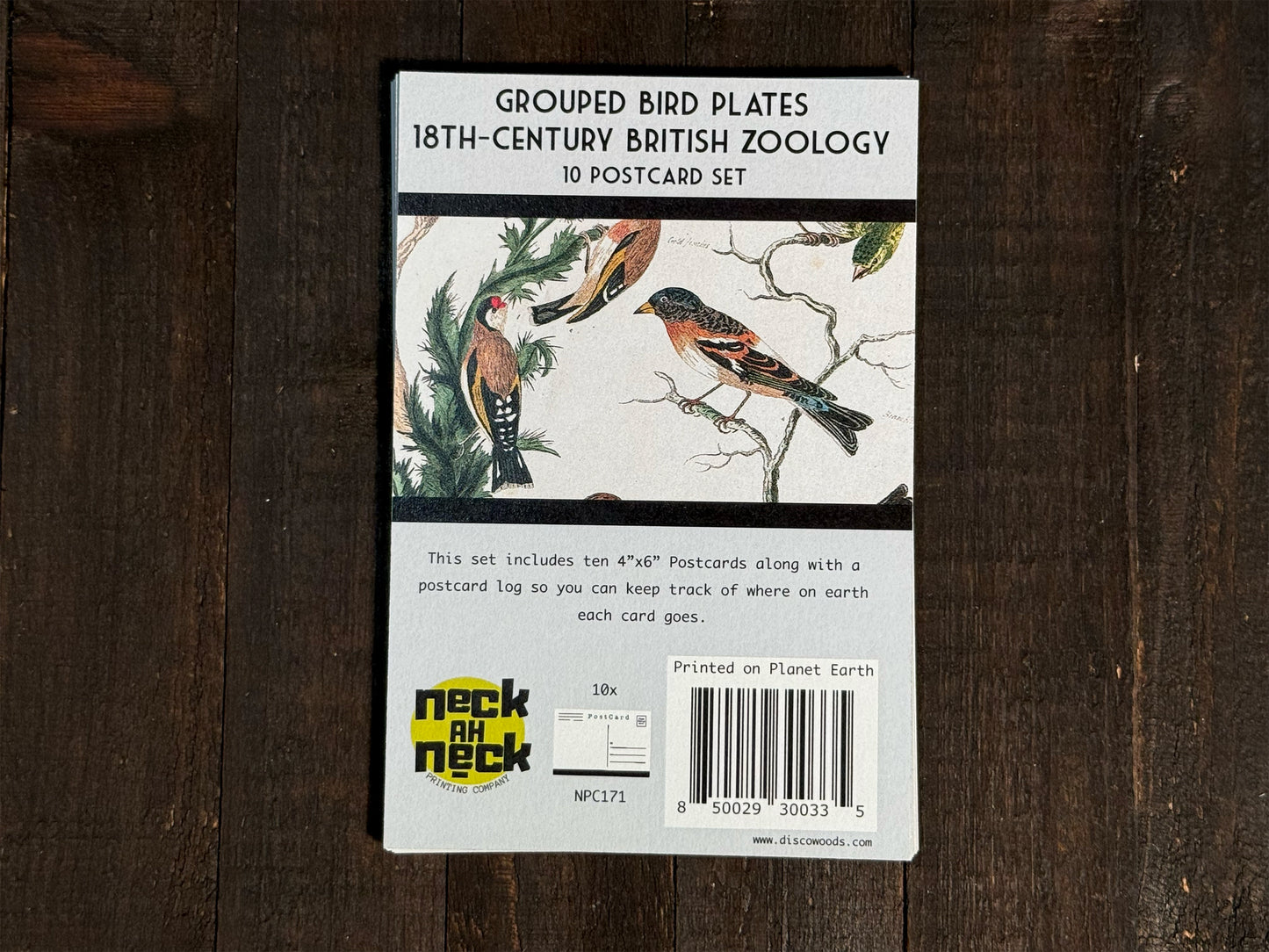 18th-Century British Bird Postcards - Set of 10