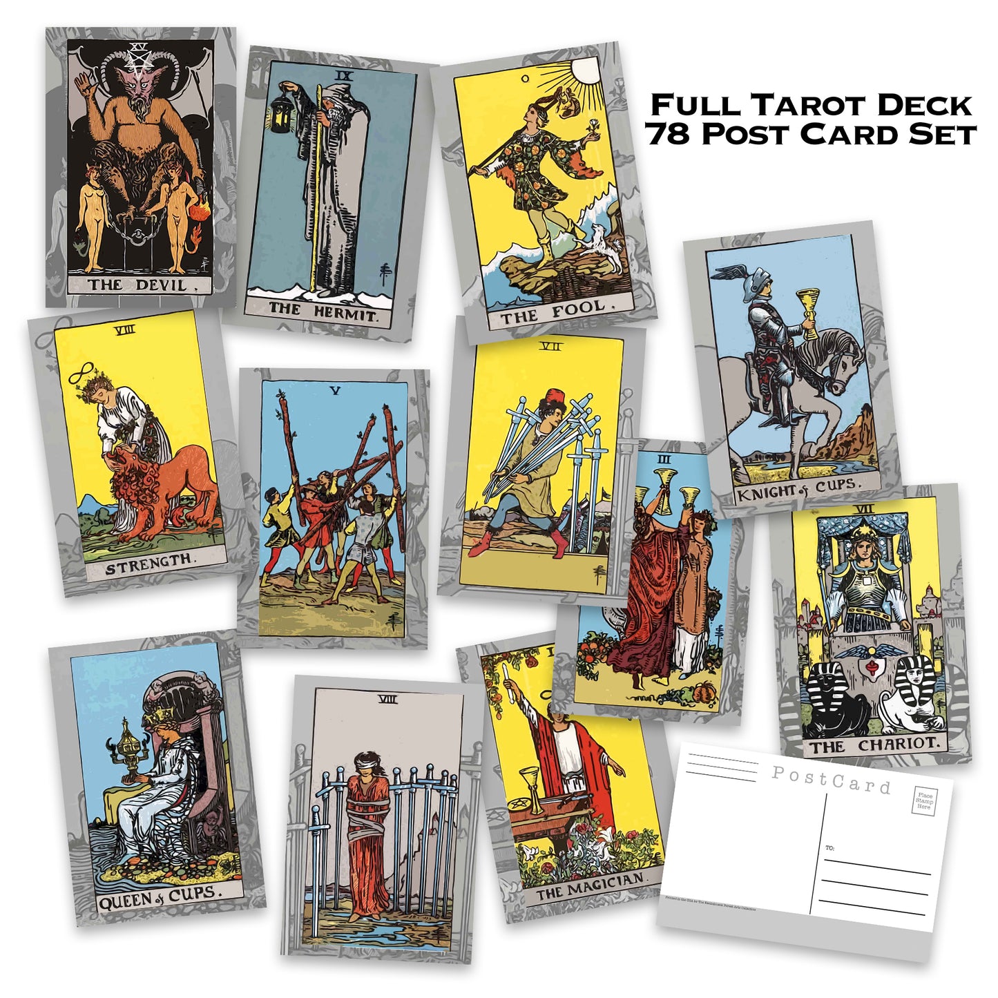 Tarot Postcards - Set of 78