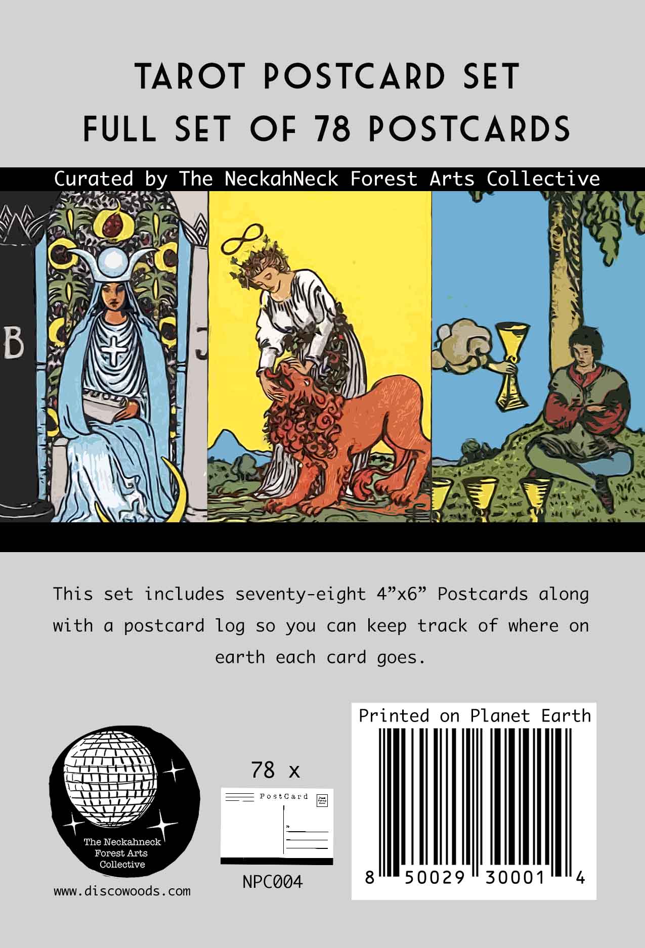 Tarot Postcards - Set of 78