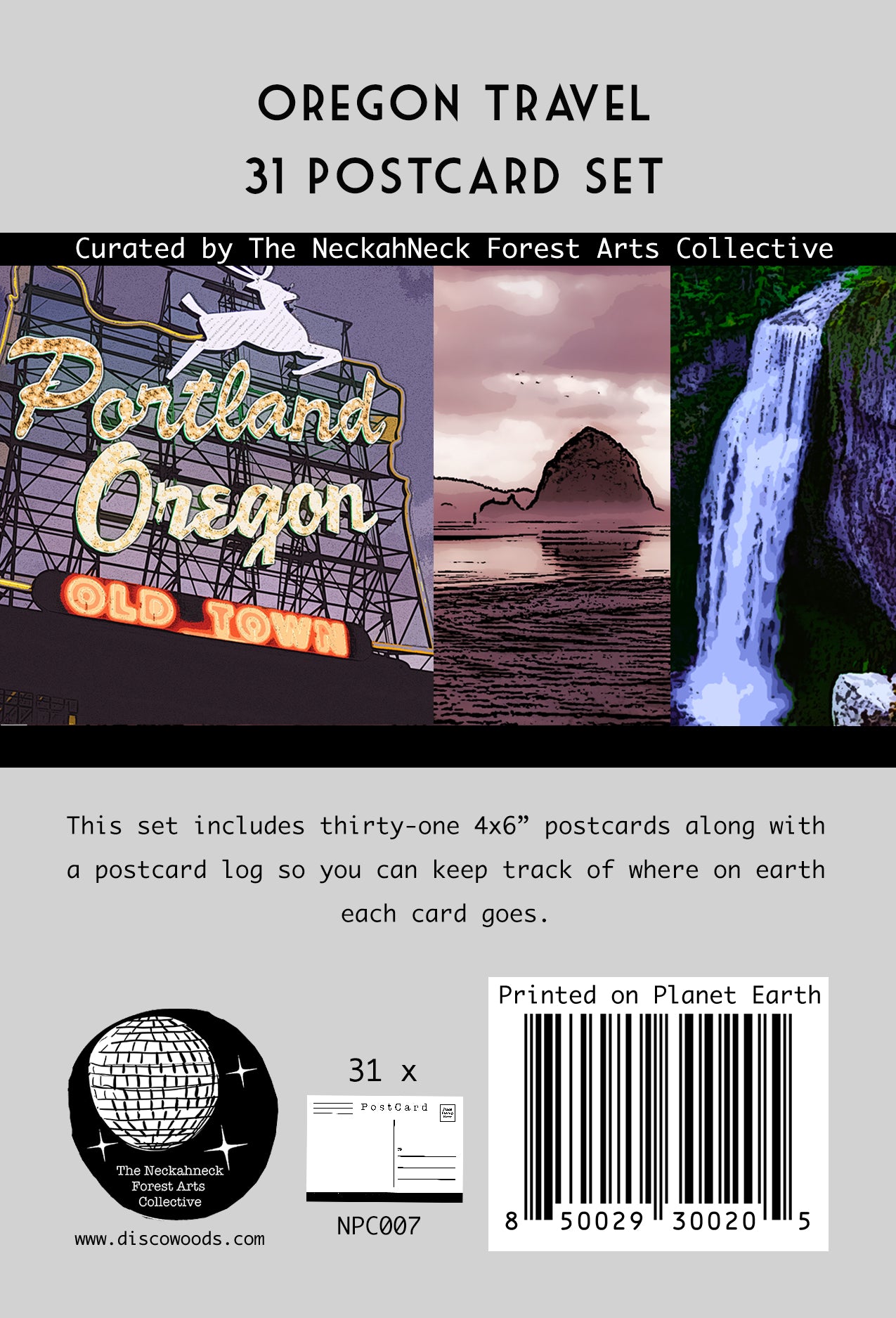 Oregon State Postcards - Set of 31