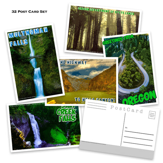 Oregon State Postcards - Set of 31