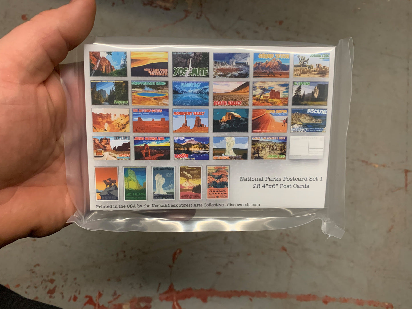 National Parks Postcards- Set of 28