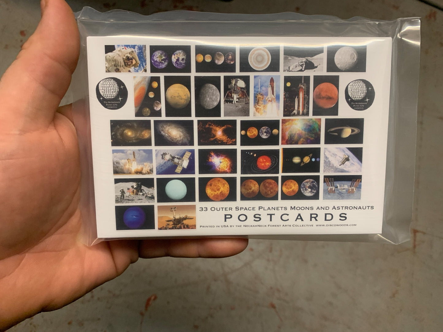 Space and Planet Postcard Pack - Set of 33