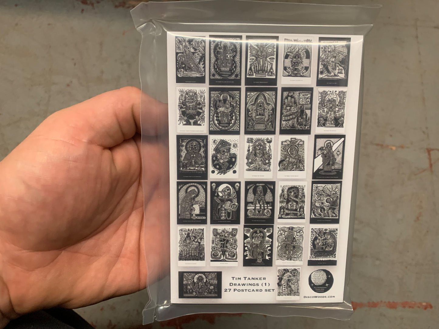 Tim Tanker Artist Postcards - Set of 27