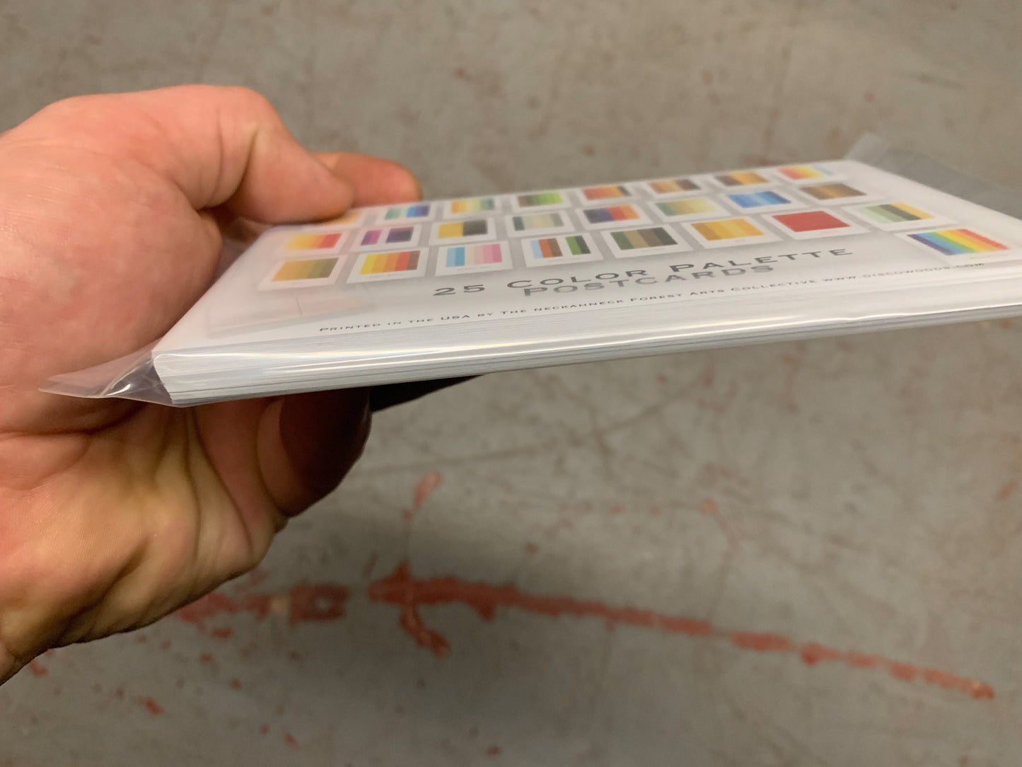 Color Palettes Postcards - Set of 25