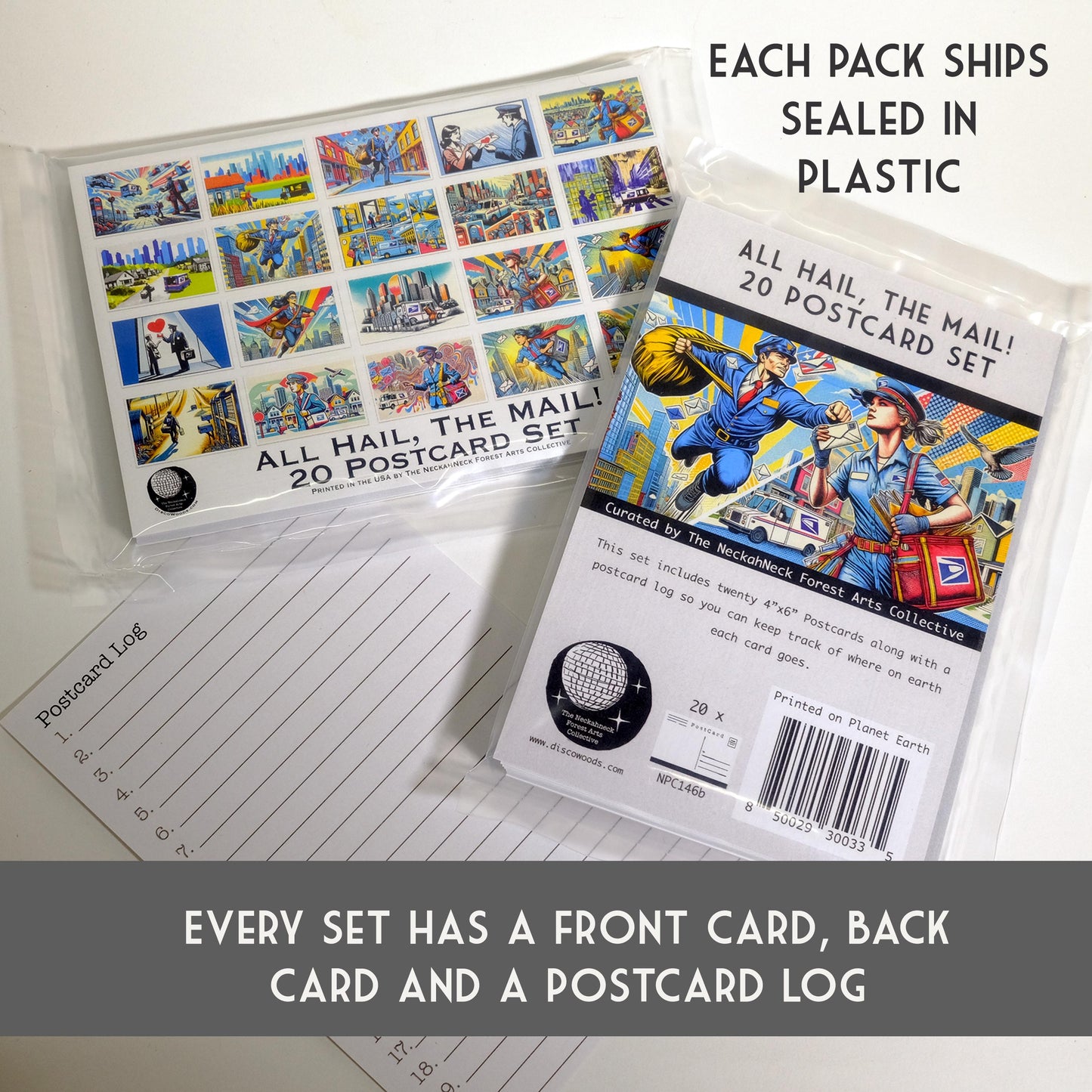 All Hail The Mail Postcards - Set of 20