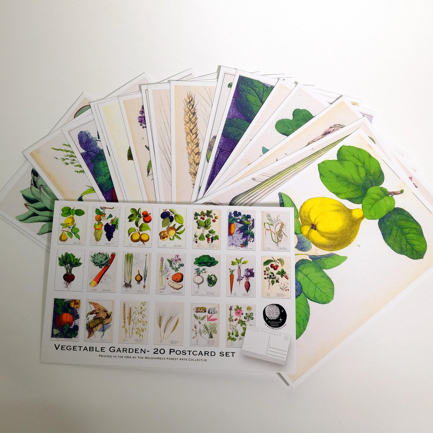 Vegetable Garden Postcards – Set of 20
