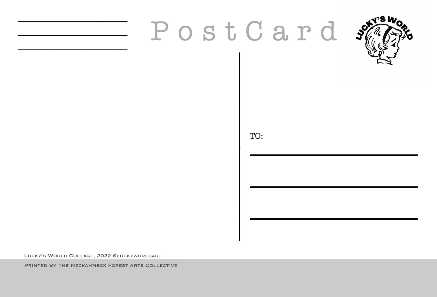 Lucky's World Postcards - Set of 20