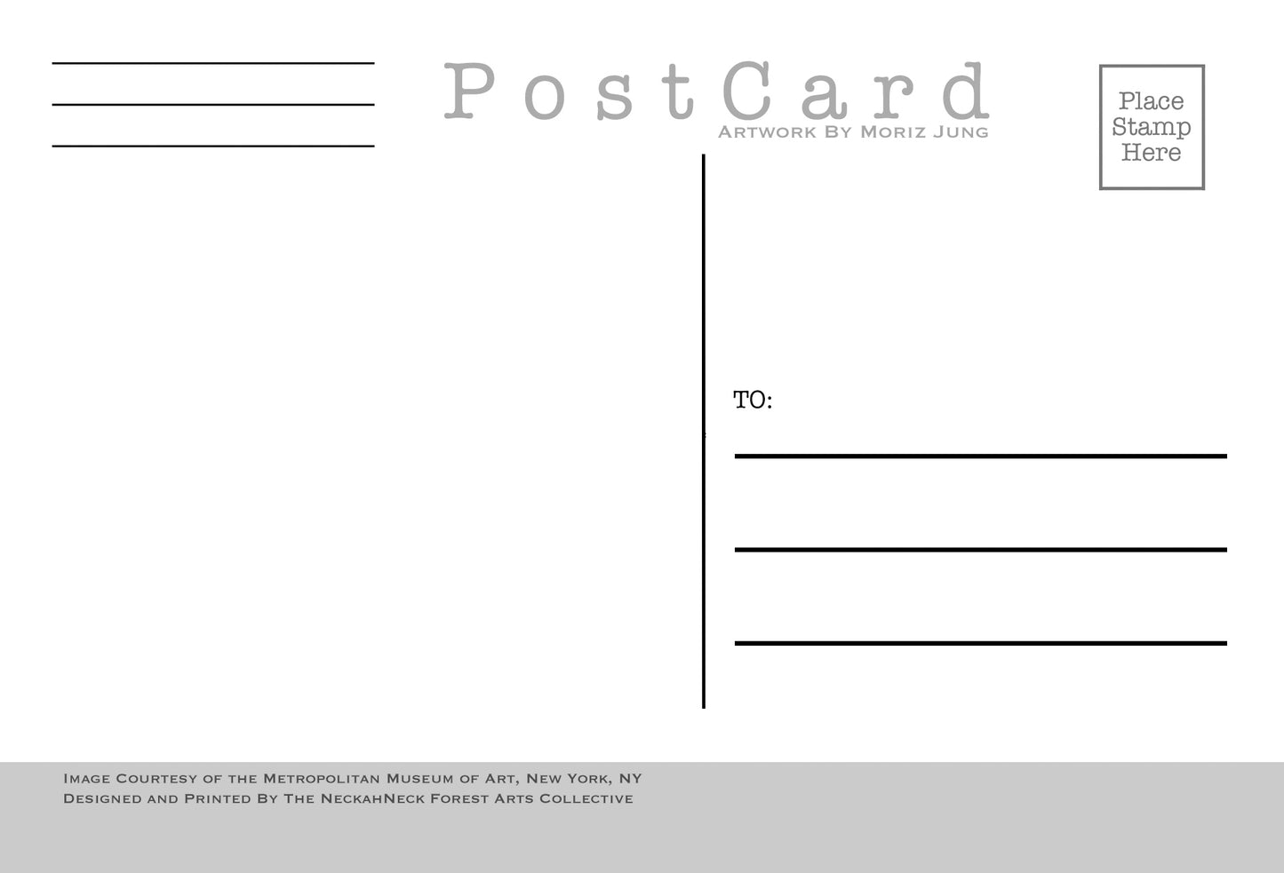 Moriz Jung Artist Postcards- Set of 22