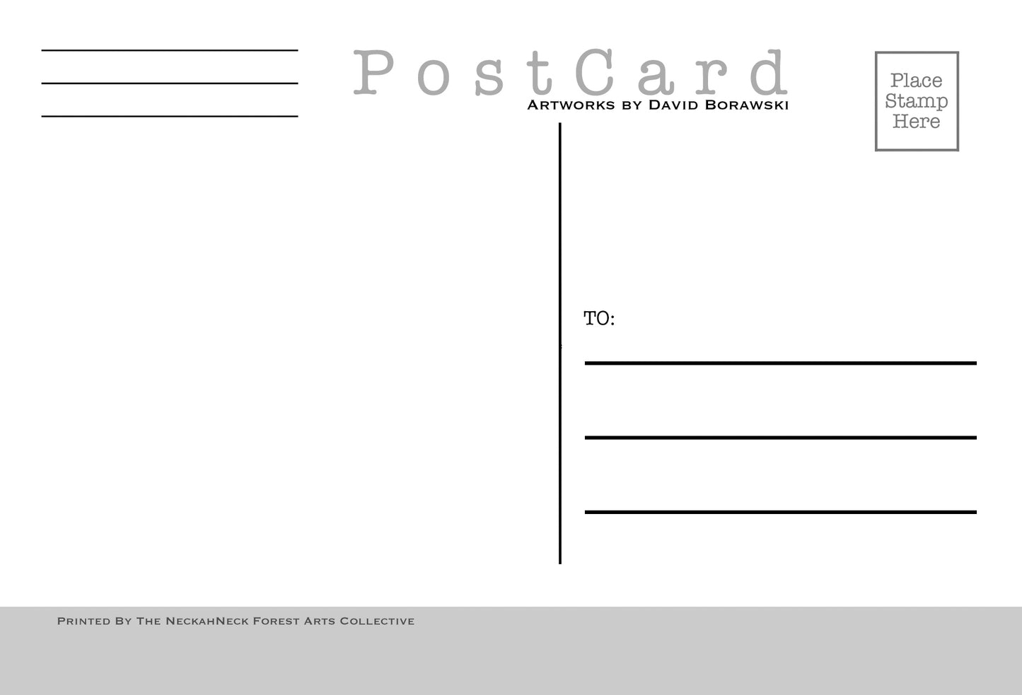 David Borawski Artist Postcards - Set of 24