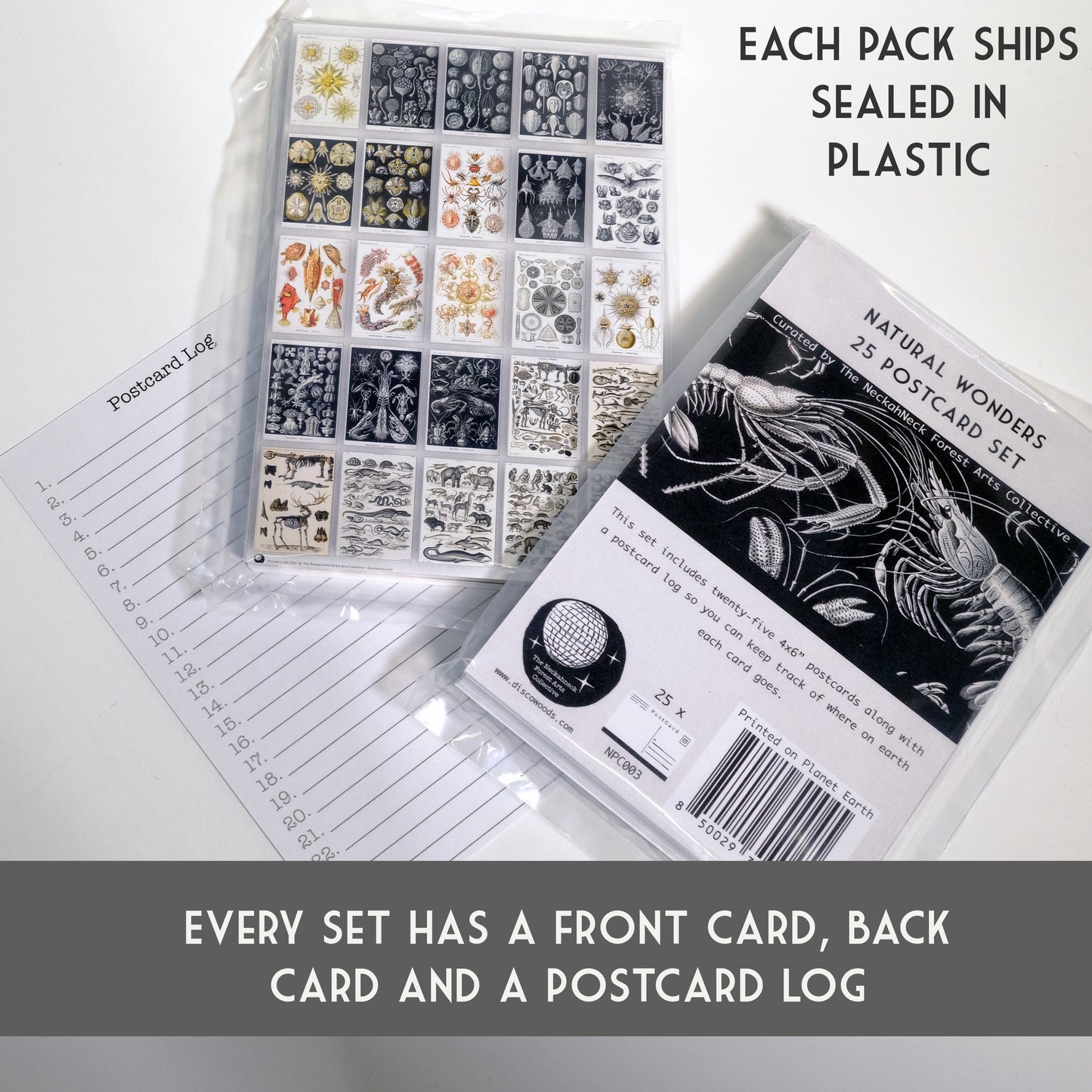 Natural Wonders Postcards- Set of 25