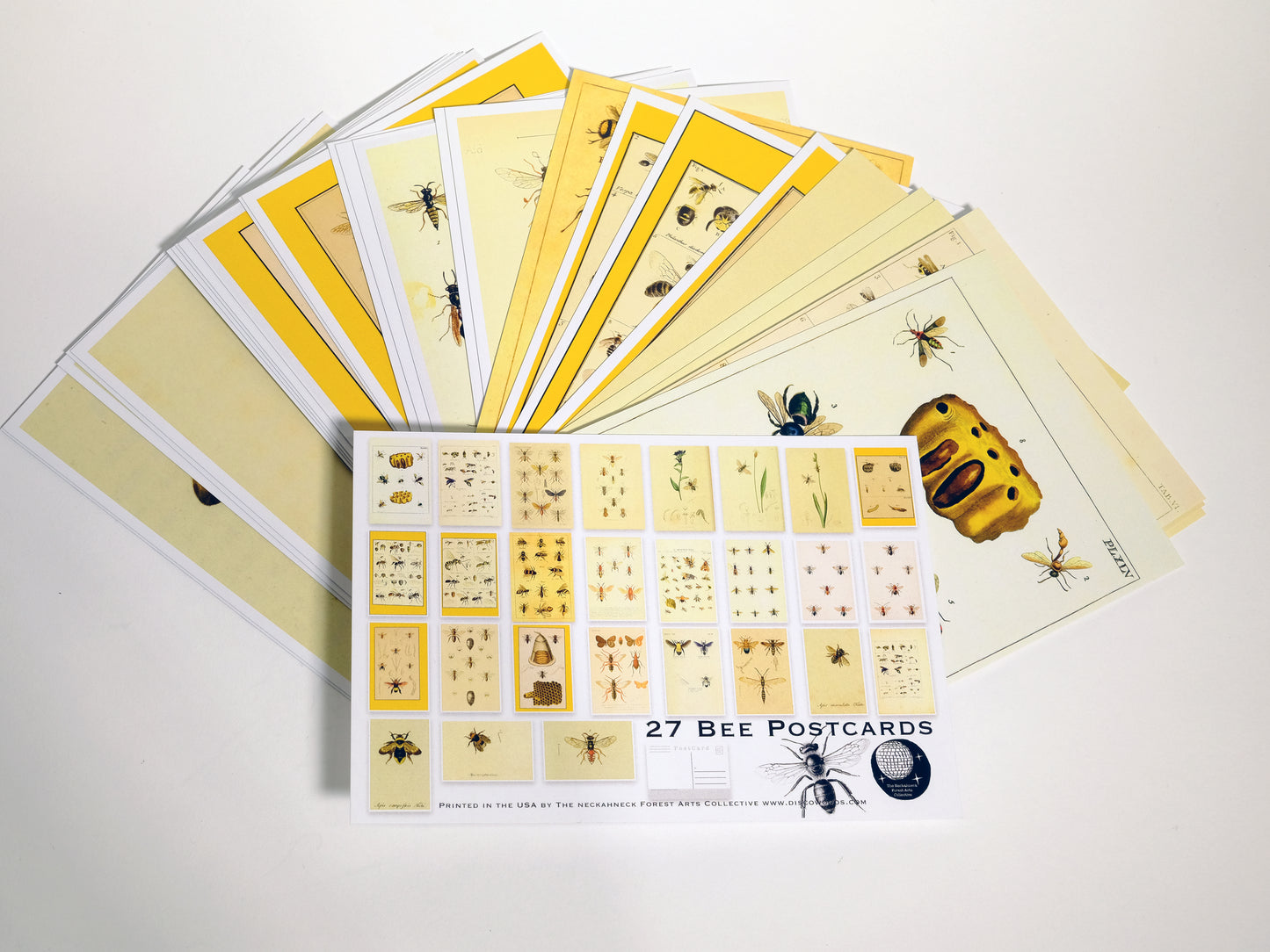 Bees Postcards - Set of 27