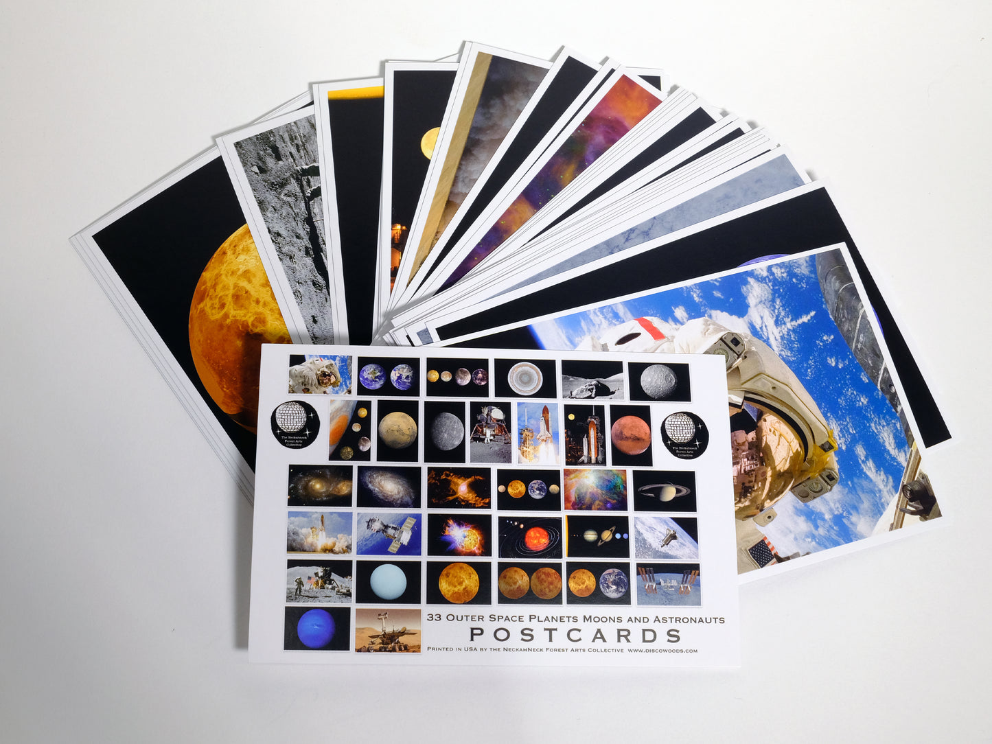 Space and Planet Postcard Pack - Set of 33