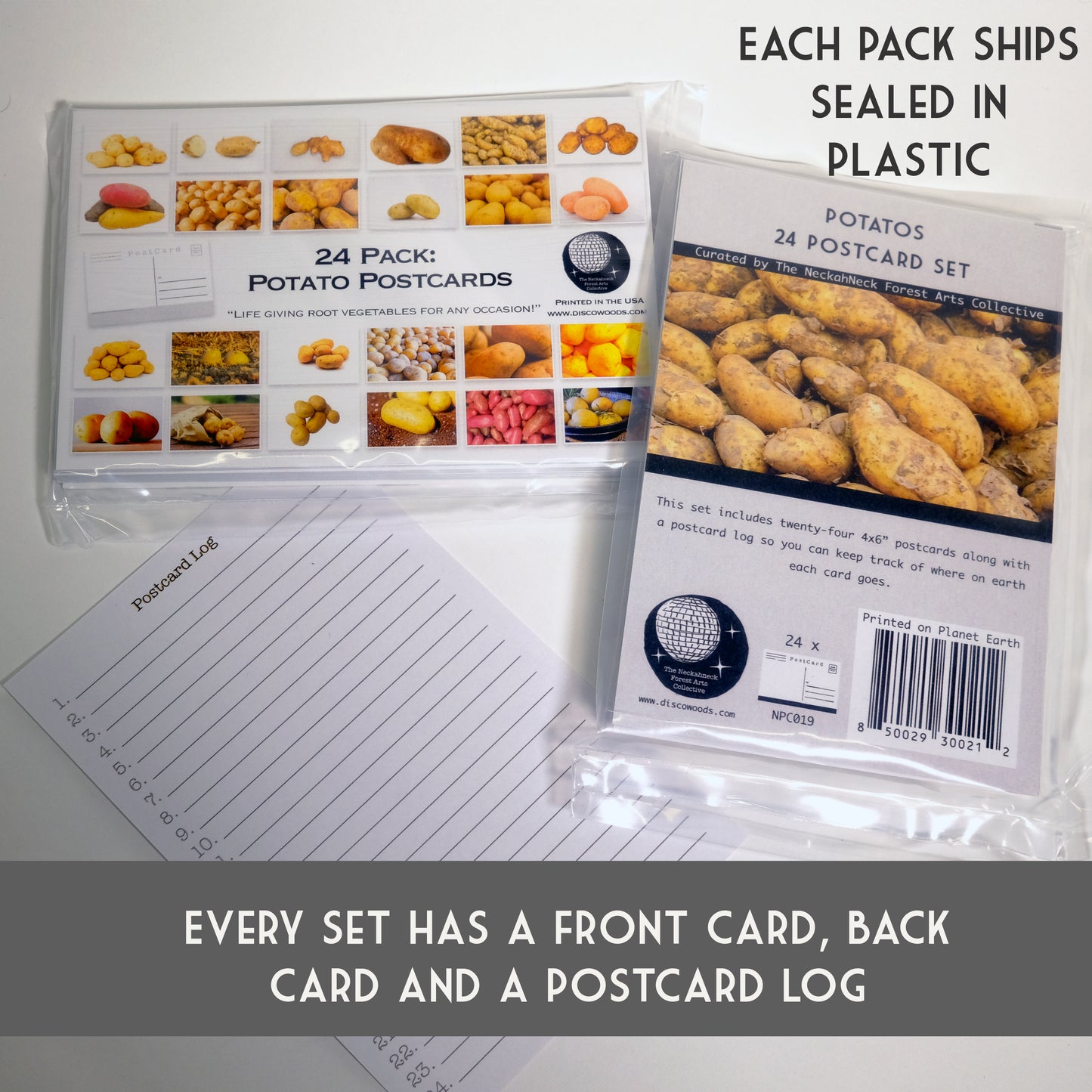 Potato Postcards - Set of 24