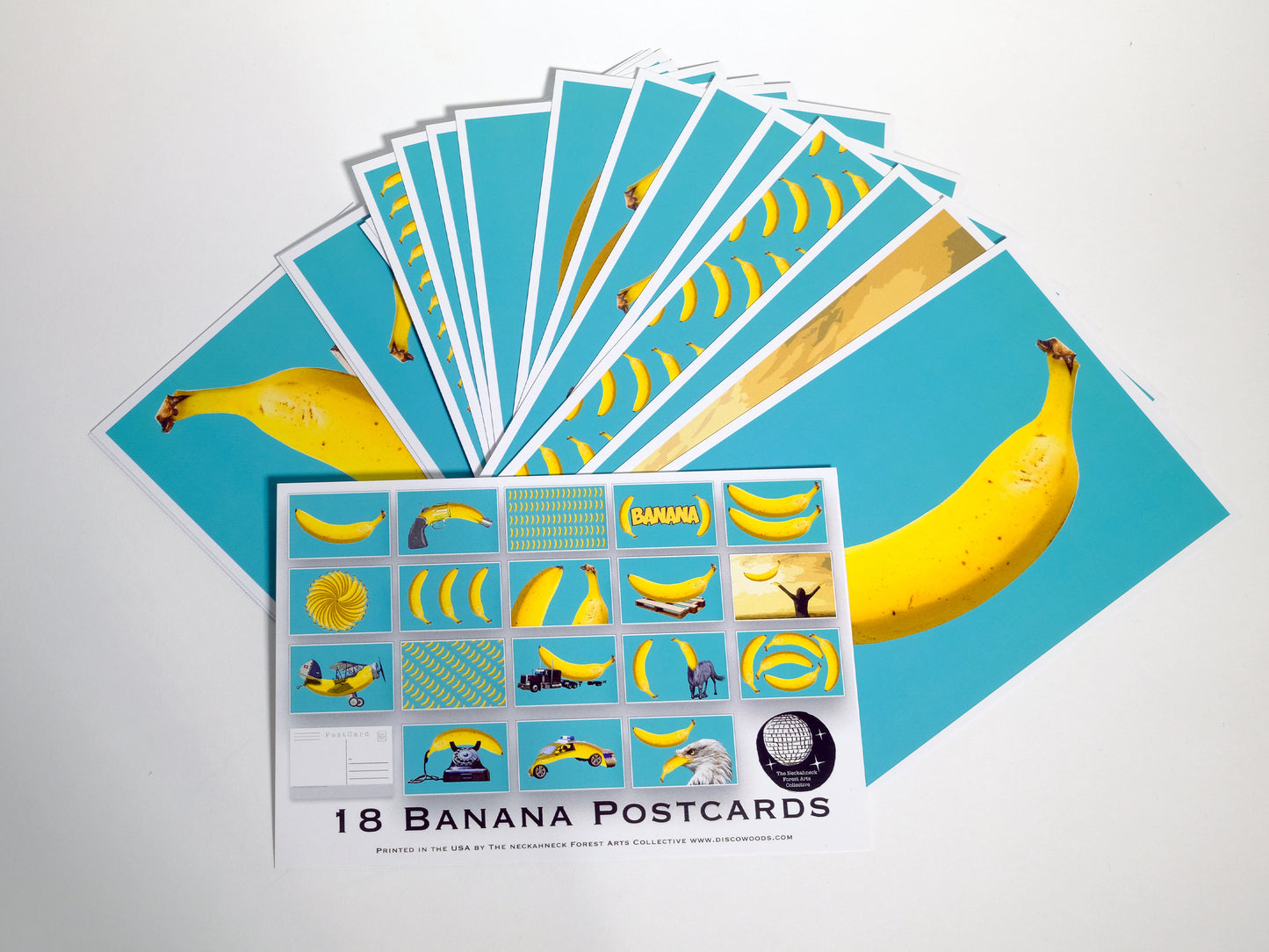 Banana Postcards - Set of 18