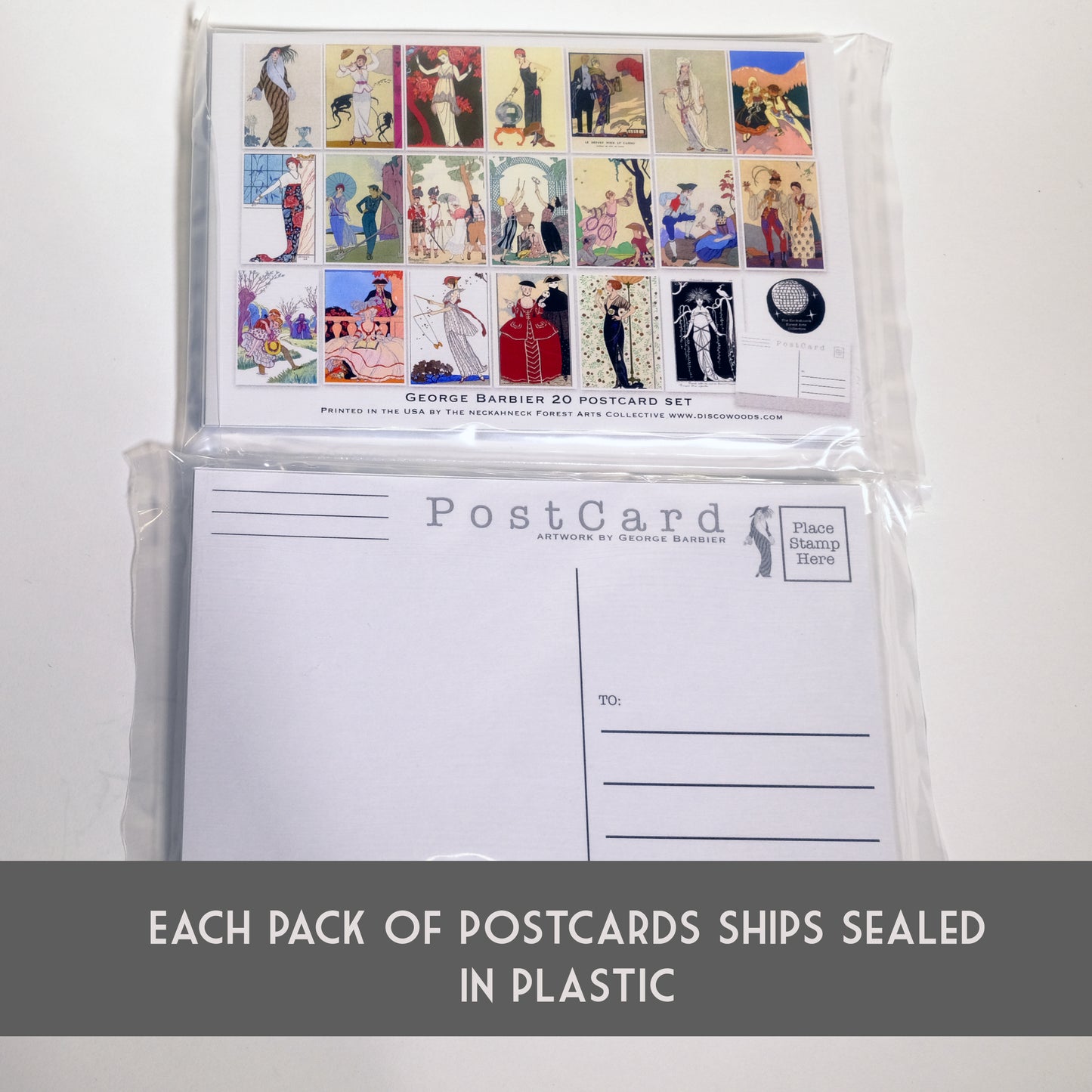 French Fashion Illustration Postcards - Set of 20