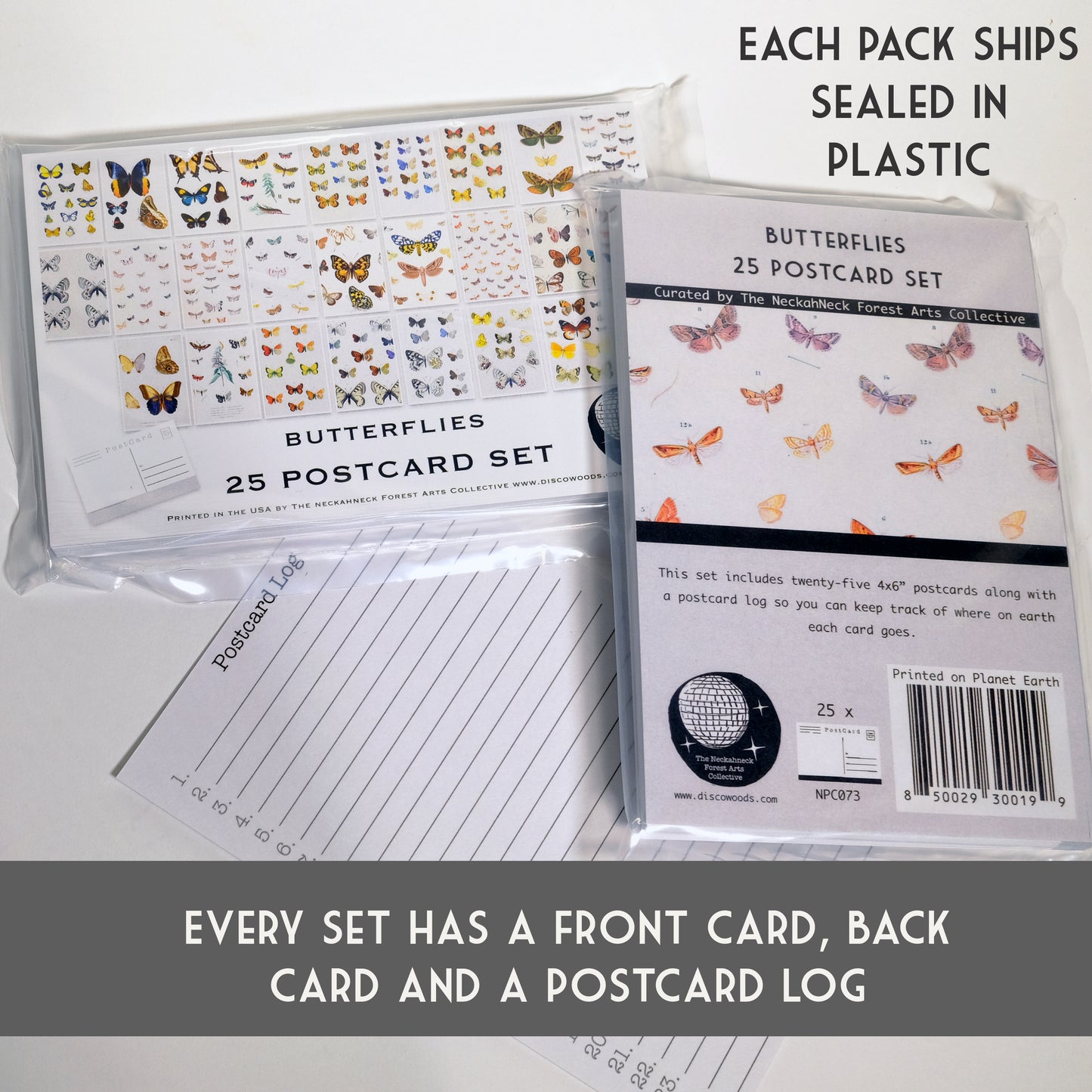 Butterfly Postcards - Set of 25