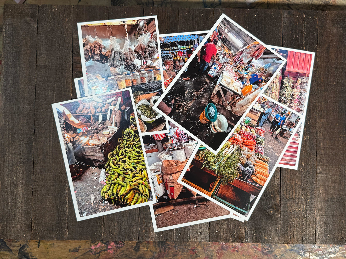 Mercado De Bazurto Colombian Travel Postcard Set- Set of 10