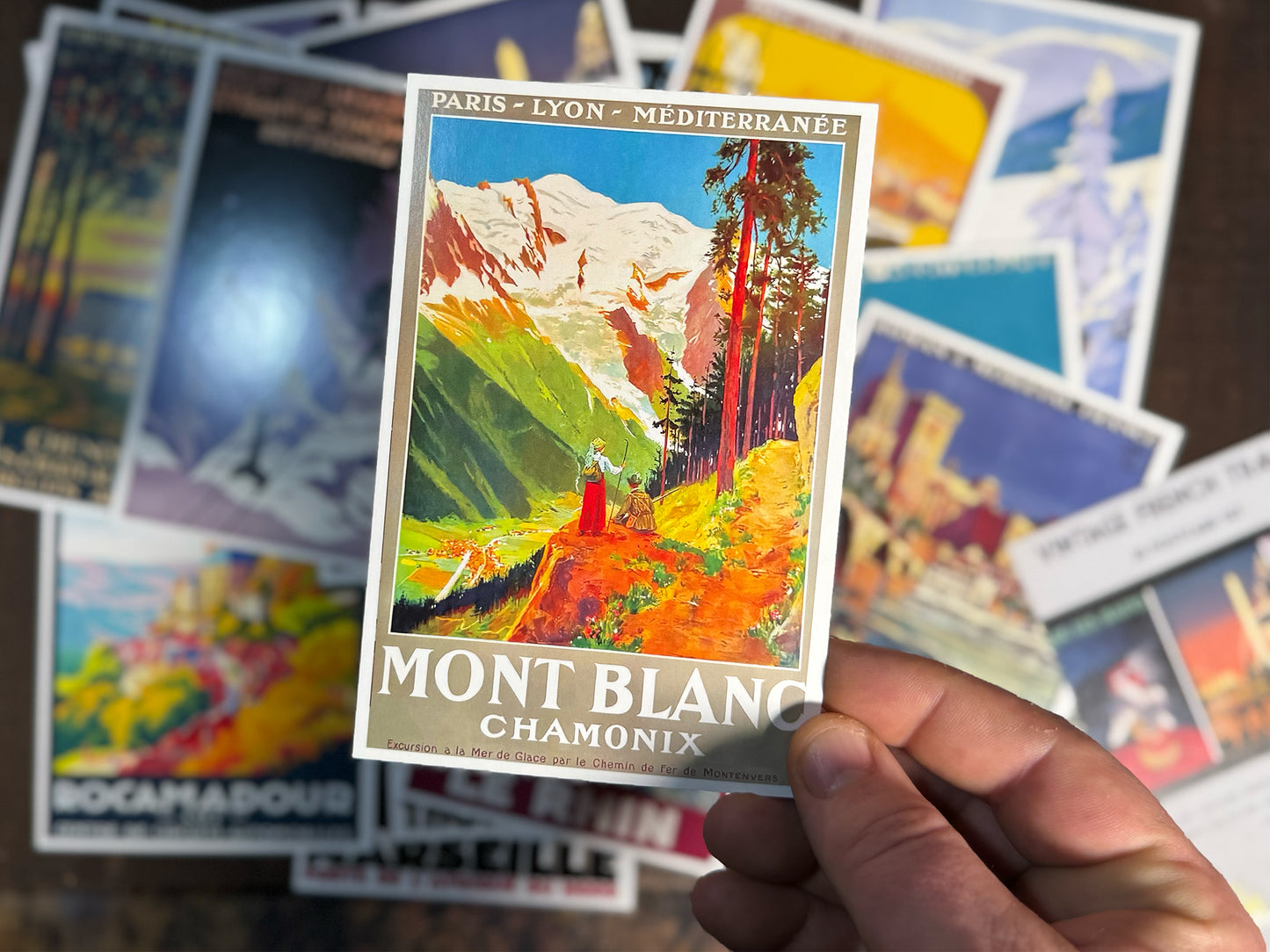 Vintage French Travel Postcards- Set of 20