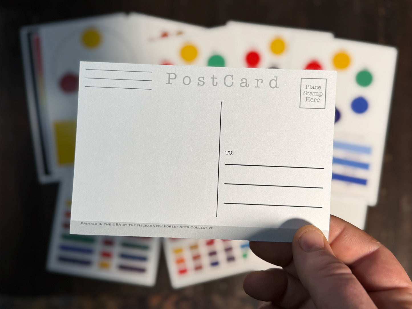 Vintage Color Theory Postcards - Set of 10