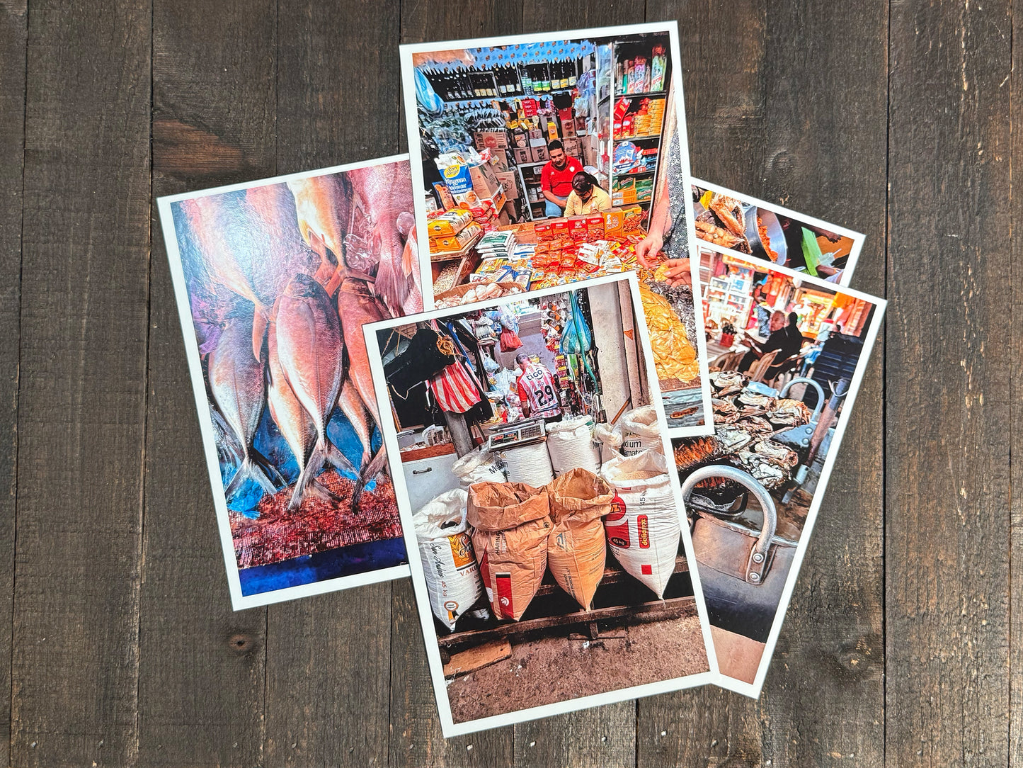 Mercado De Bazurto Colombian Travel Postcard Set- Set of 10