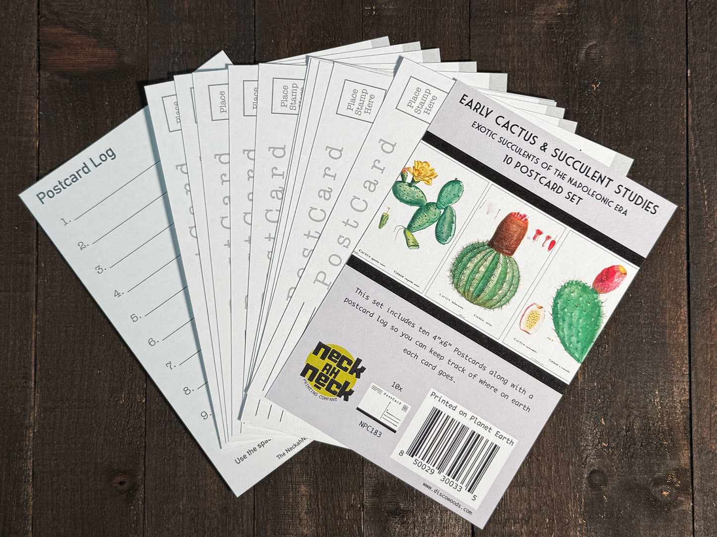 Cacti and Succulent Postcards - Set of 10