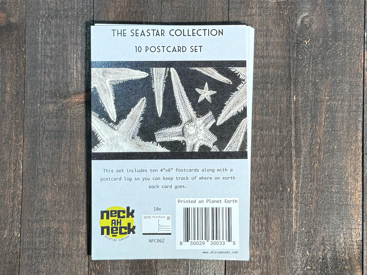 Antique Seastar Scientific Illustrations Postcards - Set of 10