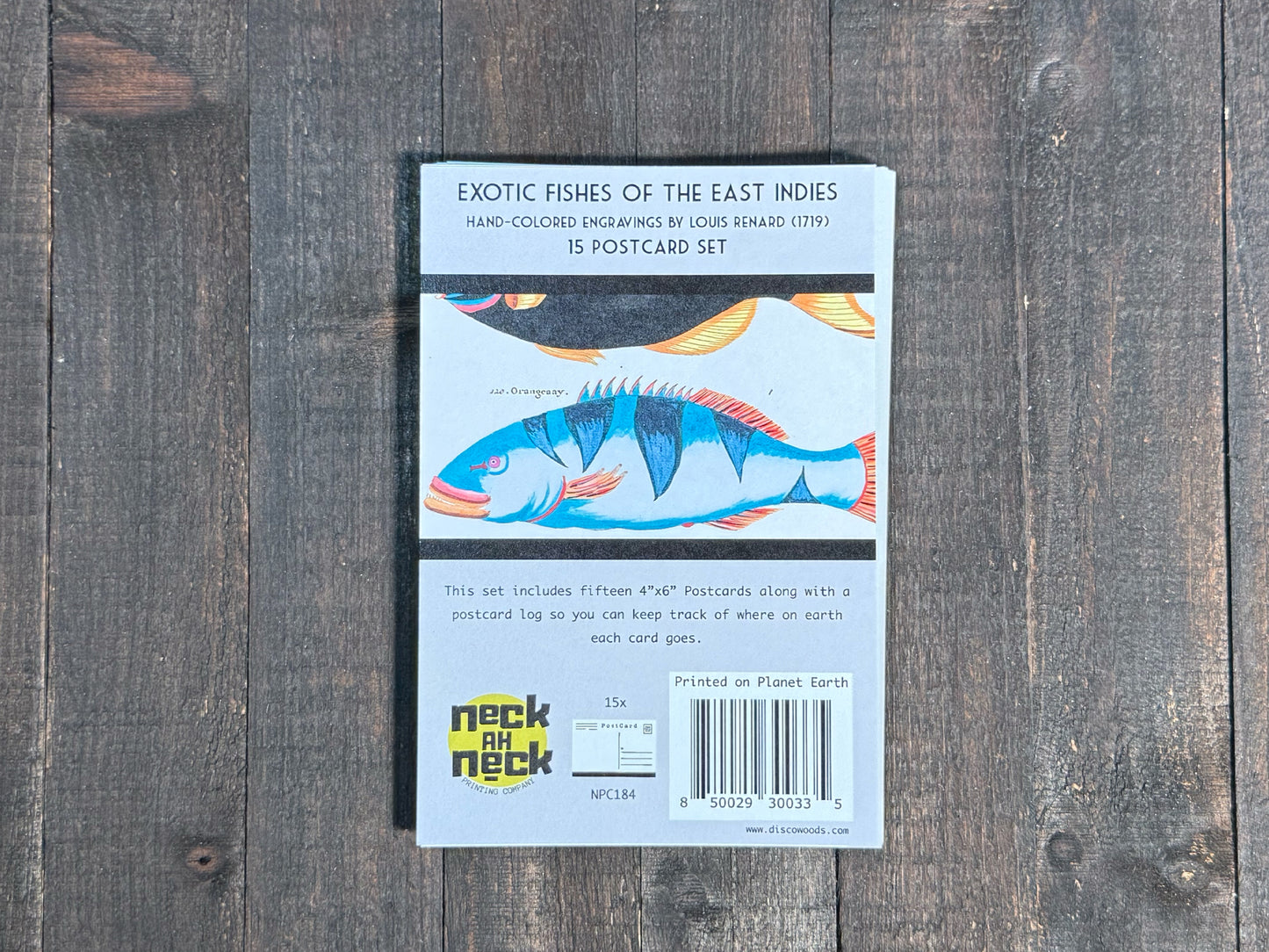 Exotic Fish Art Postcards - Set of 15