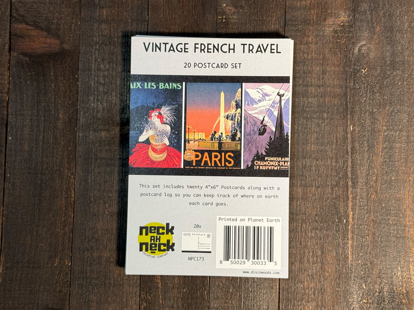 Vintage French Travel Postcards- Set of 20