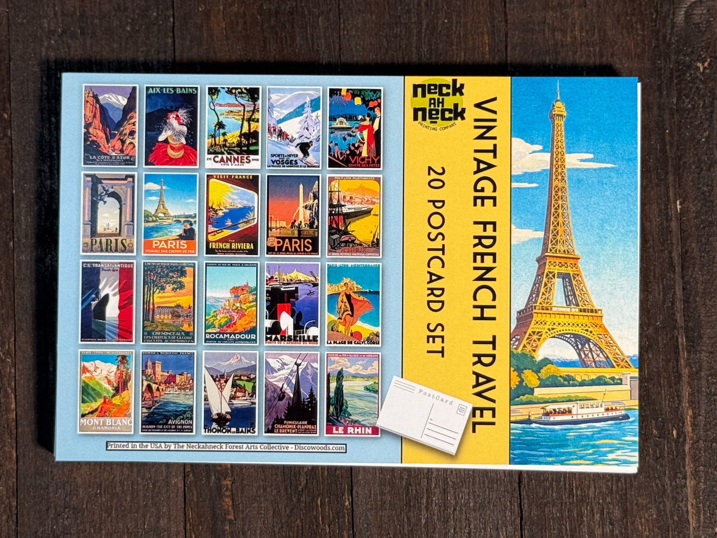 Vintage French Travel Postcards- Set of 20