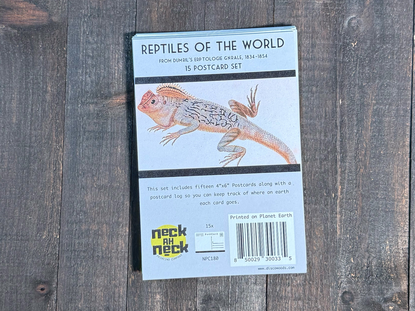 Reptiles and Lizards Postcards - Set of 15