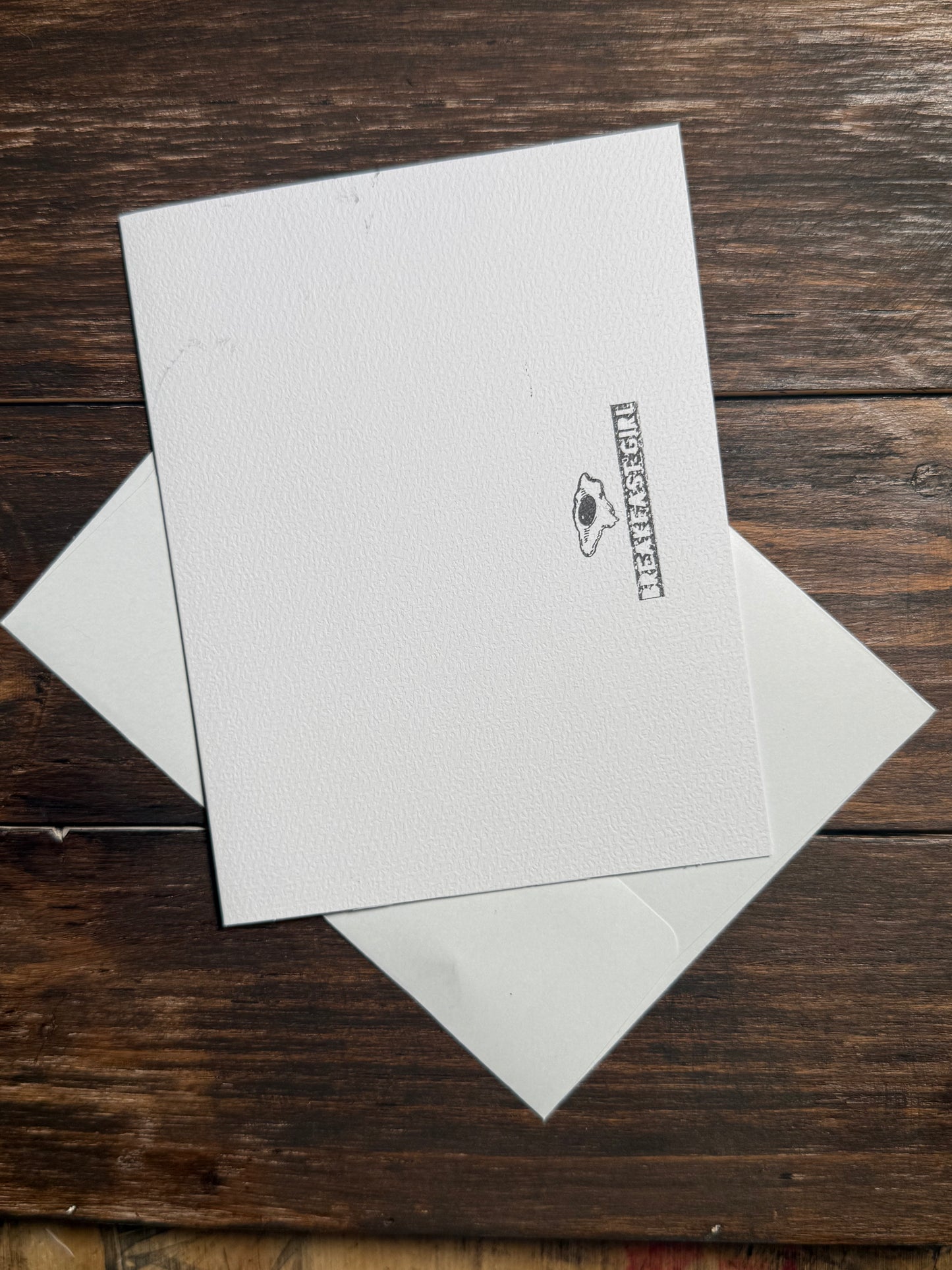 Always On My Mind Hand-Printed Greeting Card