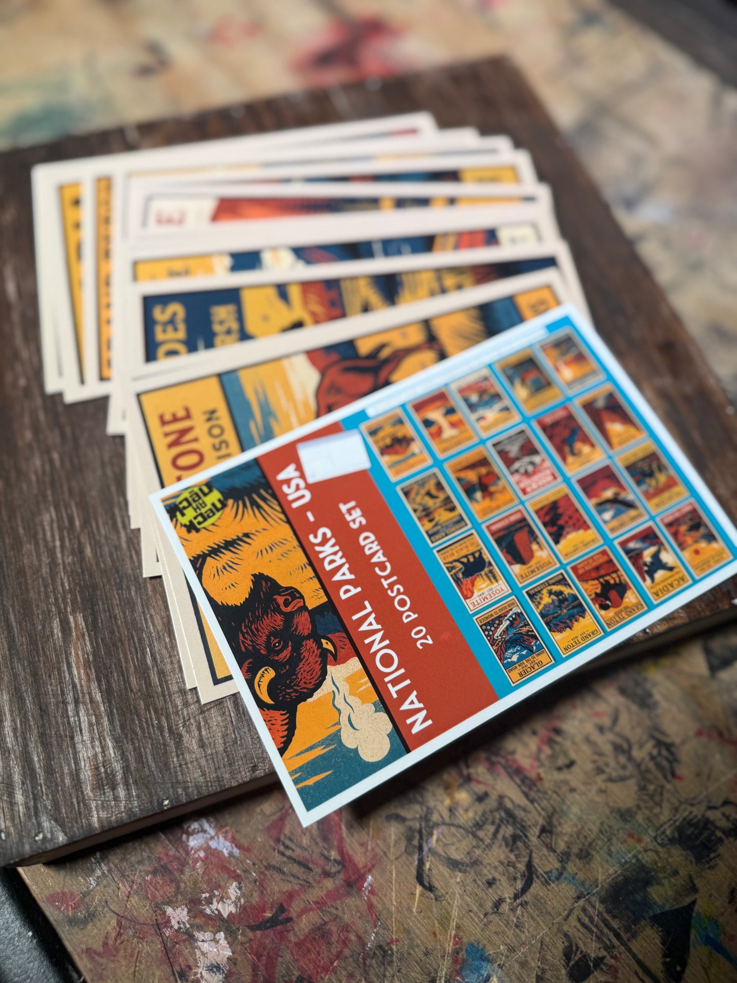 Vintage National Parks Postcards- Set of 20