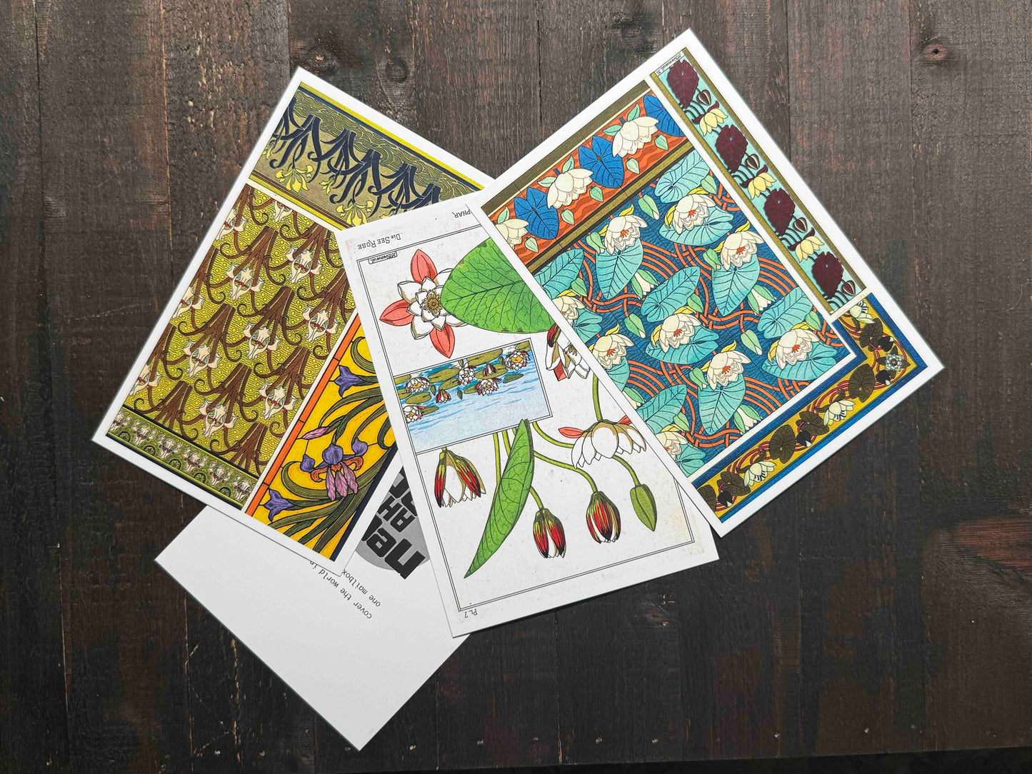 Eugène Grasset Ornamentals Postcards -  Set of 15