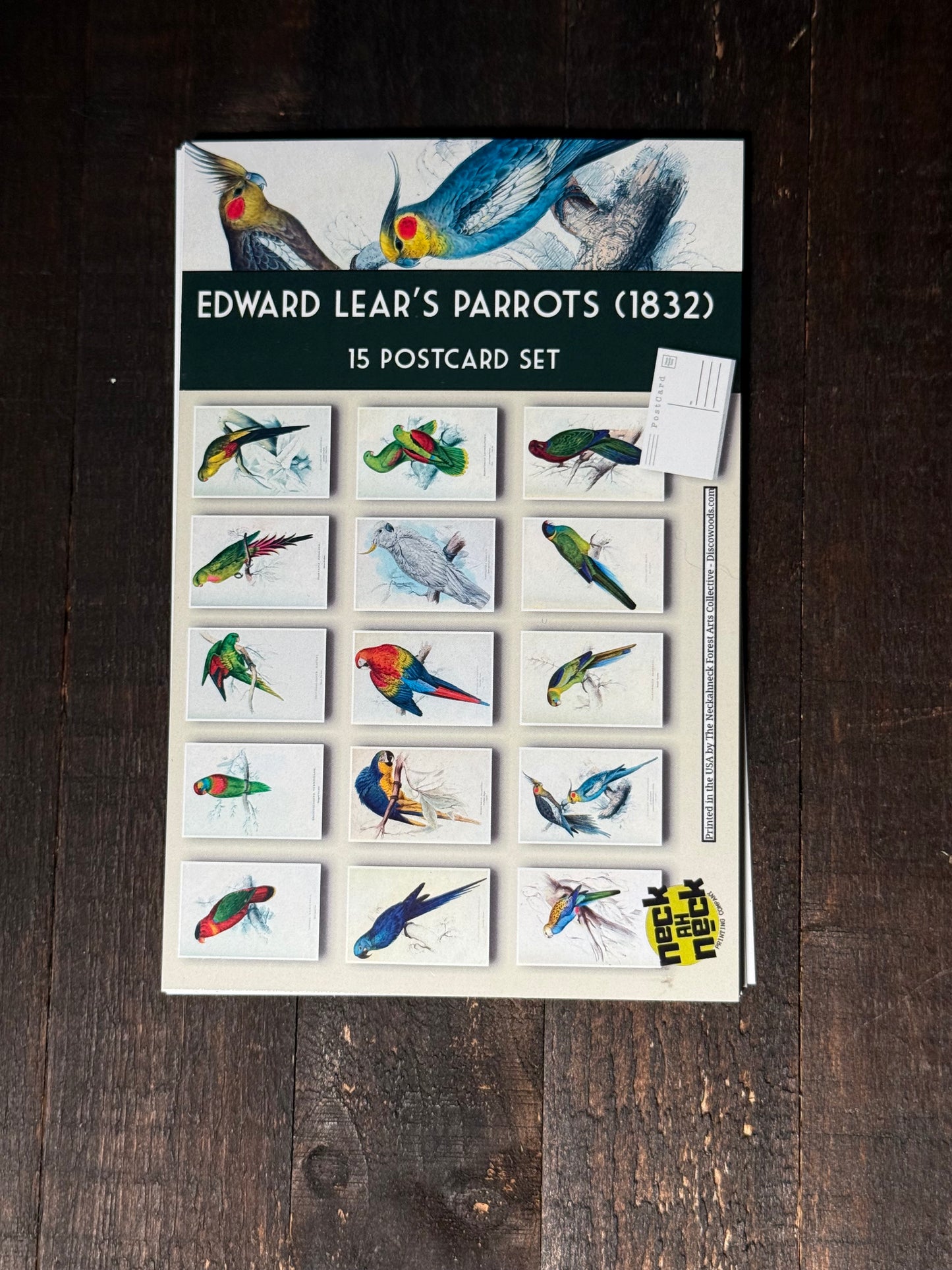 Parrots Postcards - Set of 15