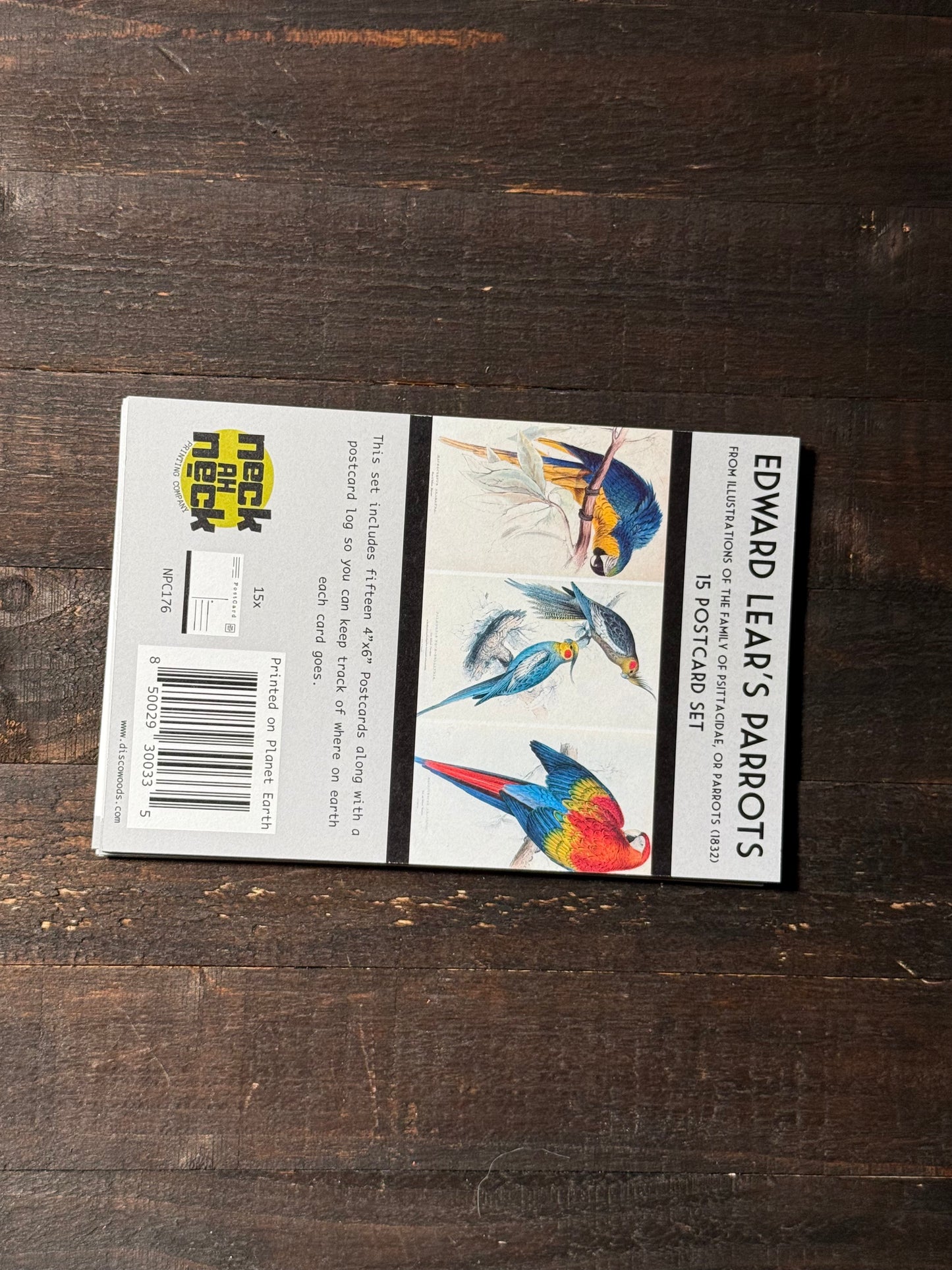 Parrots Postcards - Set of 15