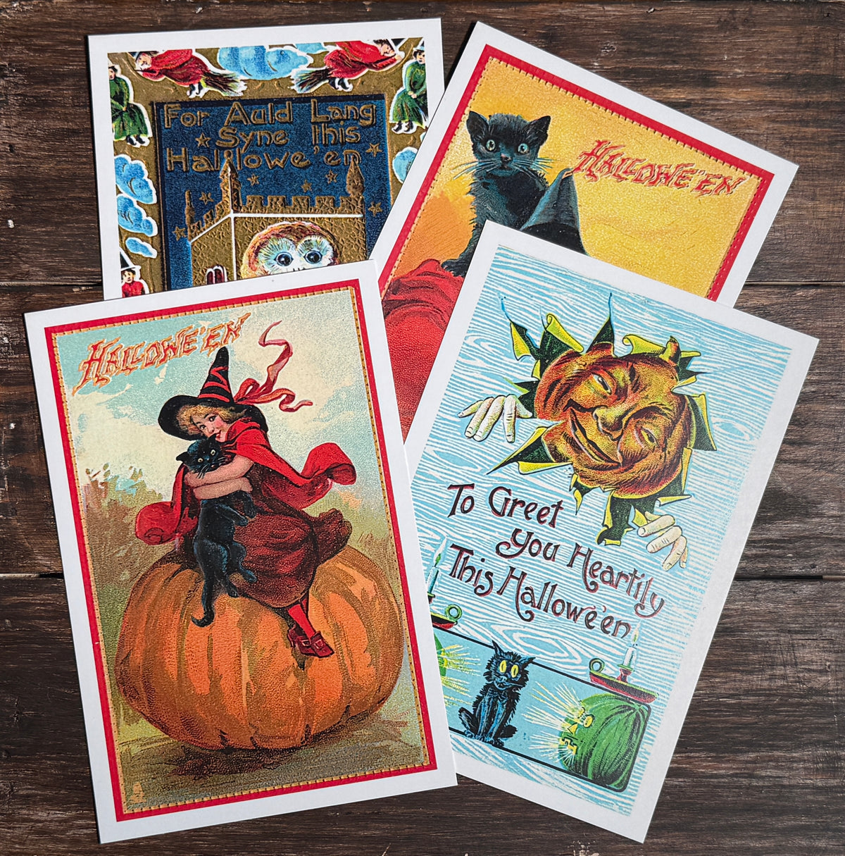 Vintage Halloween Postcards – Set of 20
