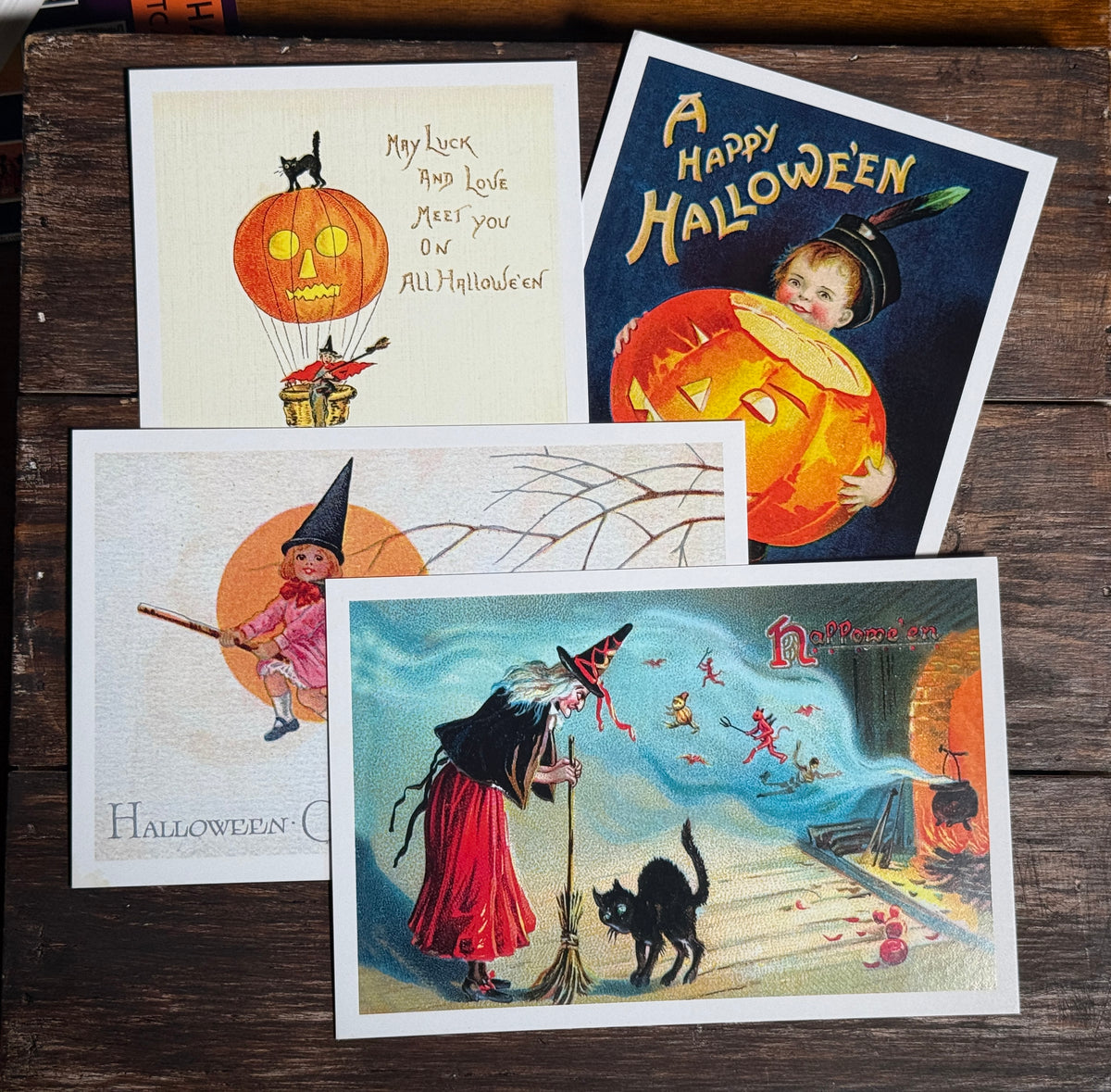 Vintage Halloween Postcards – Set of 20