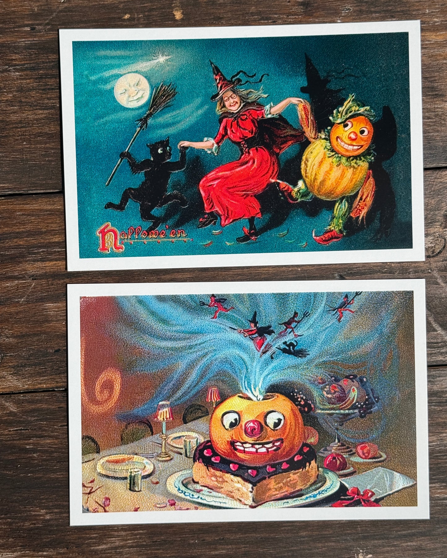 Vintage Halloween Postcards – Set of 20