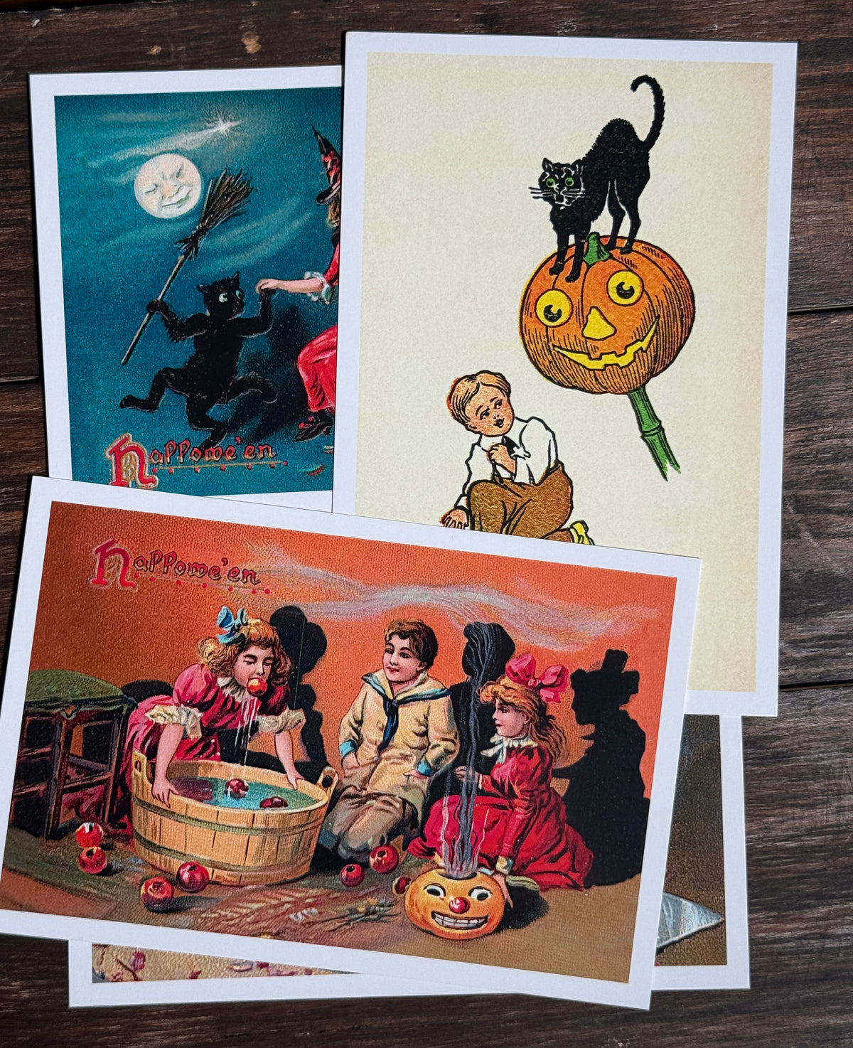 Vintage Halloween Postcards – Set of 20