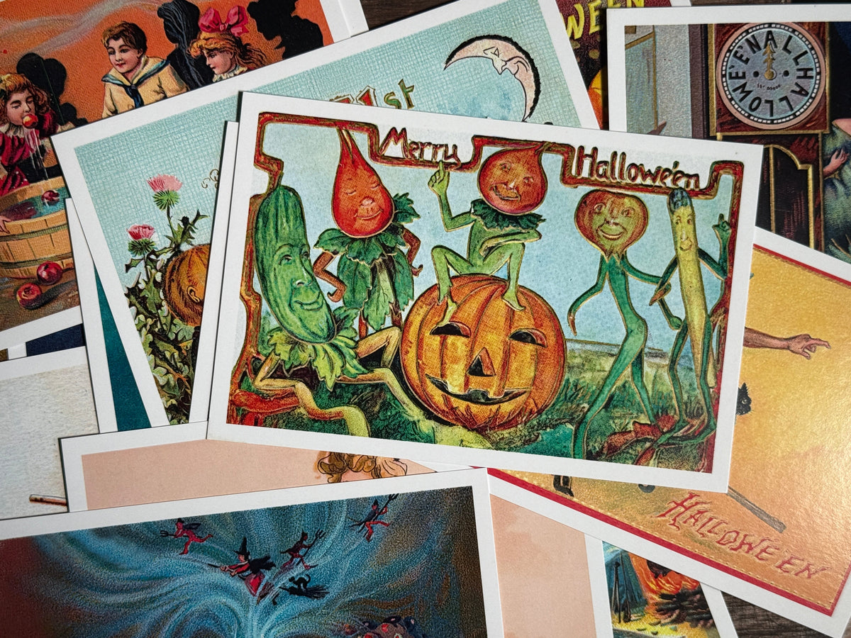 Vintage Halloween Postcards – Set of 20