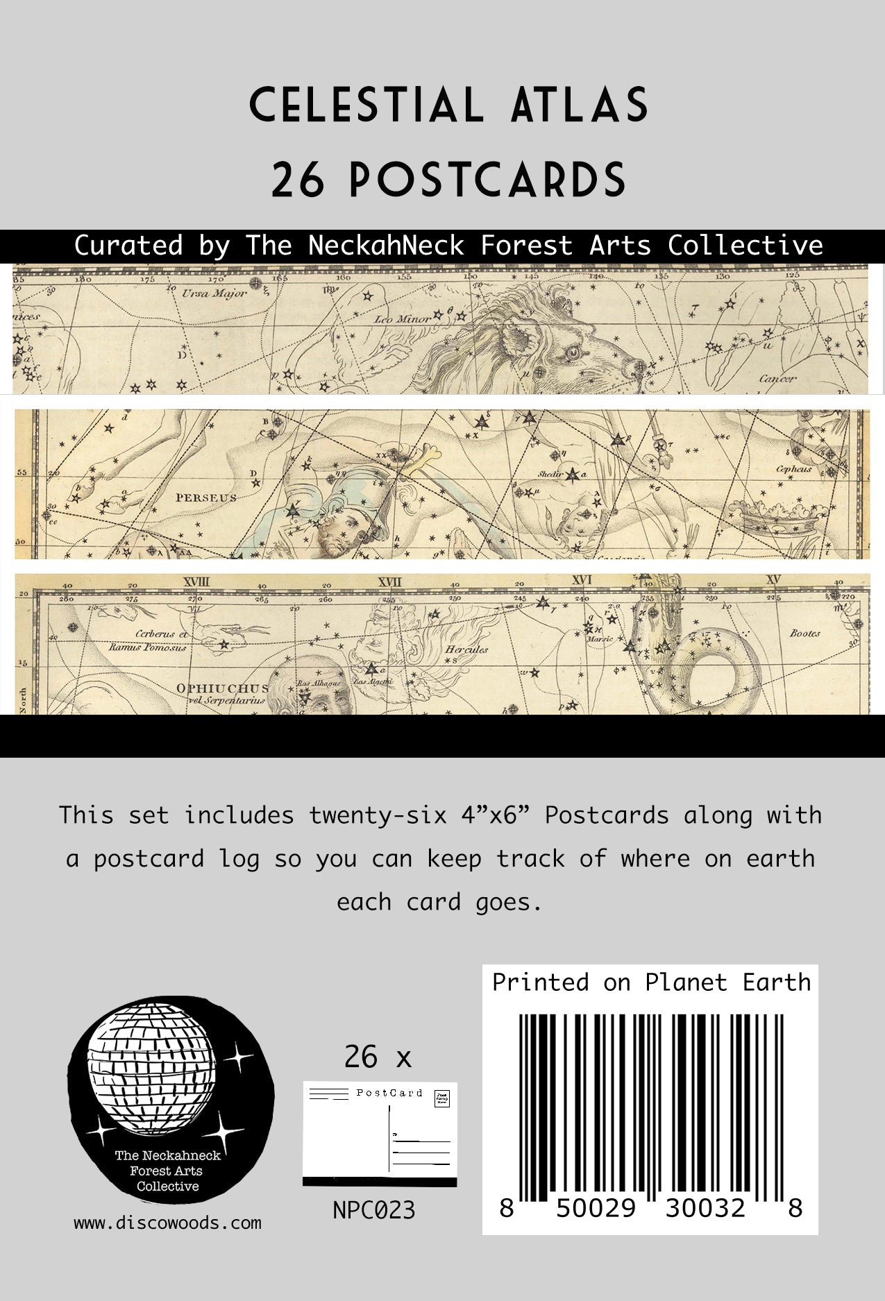 Celestial Atlas Postcards - Set of 26