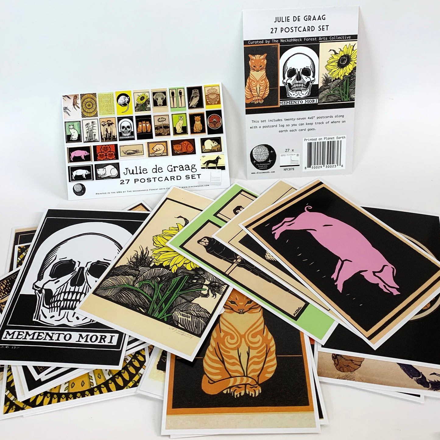 Julie de Graag Postcards - Set of 27