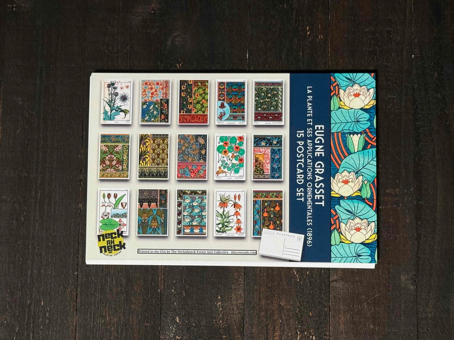 Eugène Grasset Ornamentals Postcards -  Set of 15